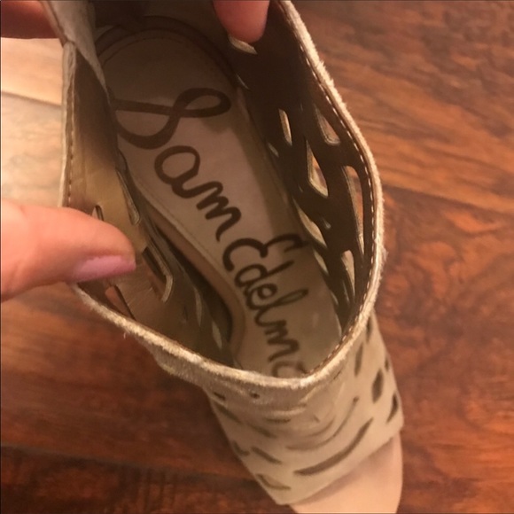 Sam Edelman - Tan Cutout Heels - Picture 3 of 4
